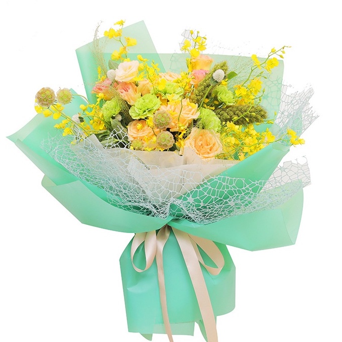 Lưới nhện bó hoa - lưới ô vuông Hàn Quốc - lưới mắt tròn.