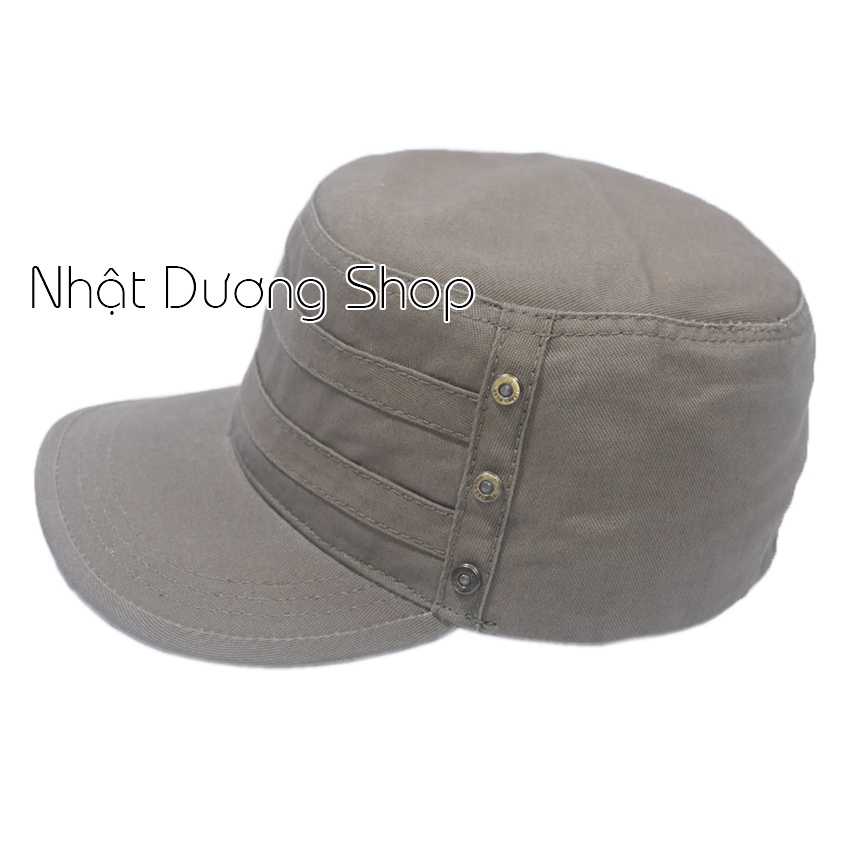 [ Nhiều màu ]Nón kết đầu bằng bít đuôi không thêu có 6 sò - có may thun phía sau giúp giữ chặt nón và tăng size vòng đầu