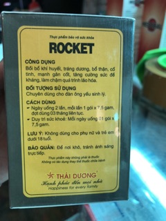Hộp Rocket 10 gói ( Sao Thái Dương)