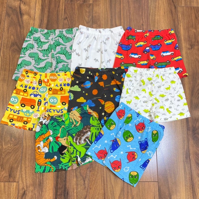 Set 5 quần đùi bozip cao cấp cho bé trai bé gái(6-15kg)