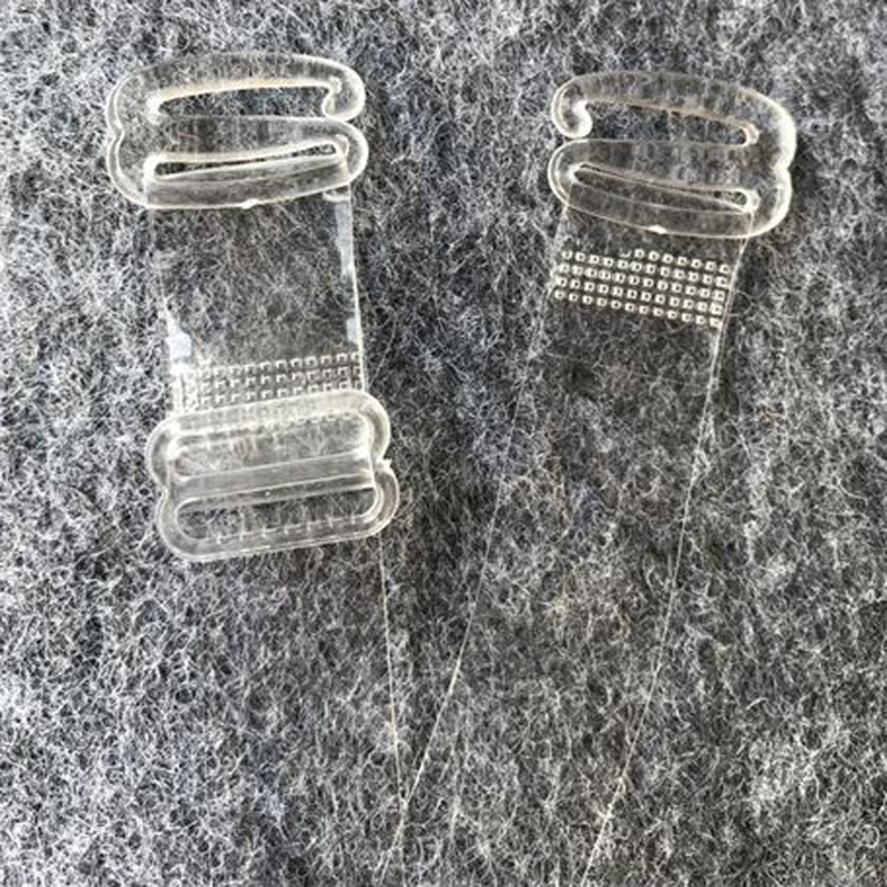 1 cặp dây áo ngực trong suốt co giãn chống trượt bằng nhựa 1cm
