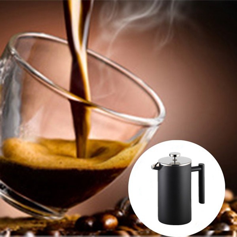 Stainless Steel French Press Coffee Pot Filter Coffee Maker 350Ml