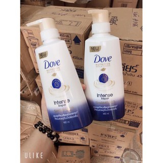 Dầu gội đầu Dove 480ml Intense Repair . Hàng nội địa Thái Lan
