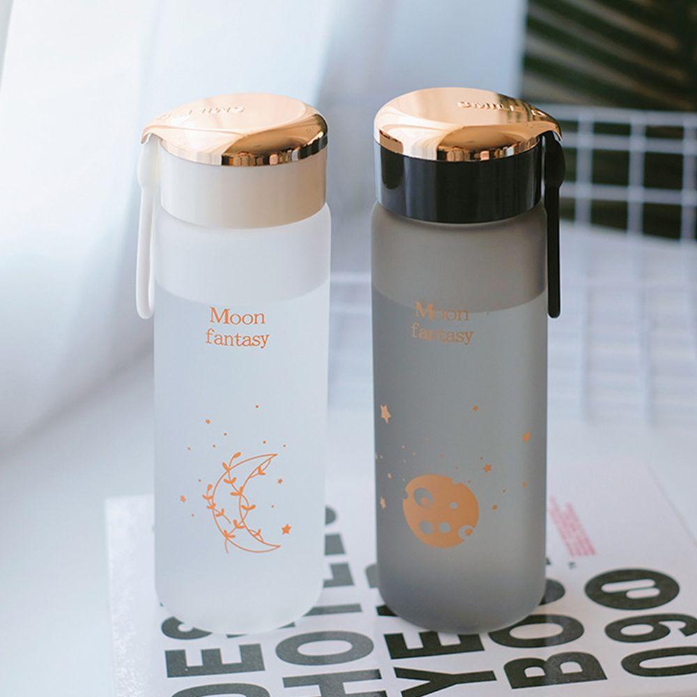 ✧Hành động✧ Bình Nước 400ml Bằng Nhựa Mờ Đơn Giản Nhiều Màu Sắc Chống Rò Rỉ