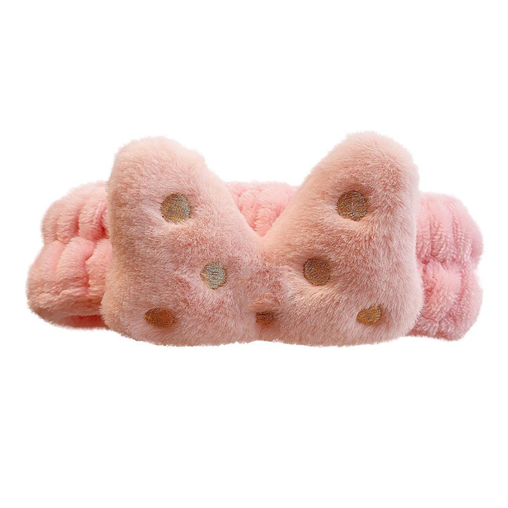 Băng Đô Cài Tóc Rửa Mặt Trang Điểm Họa Tiết Hoạt Hình Vịt Dâu Tây Cho Nữ