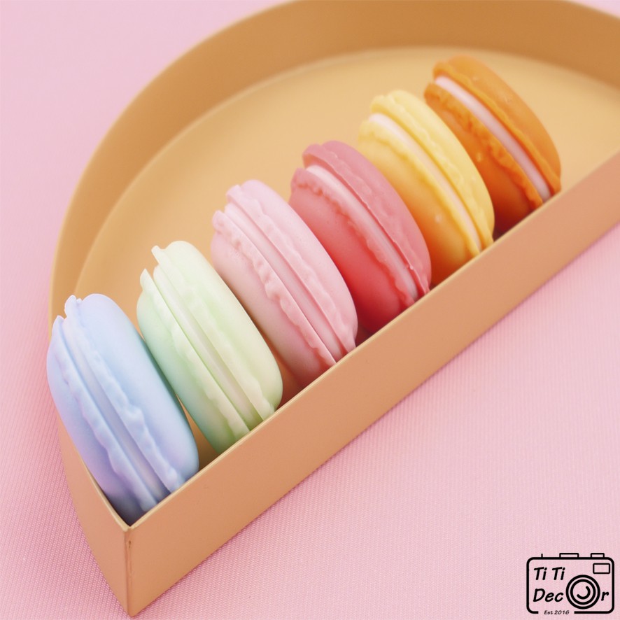 Bánh macaron mô hình trang trí chụp ảnh, decor nhà cửa, cửa hàng