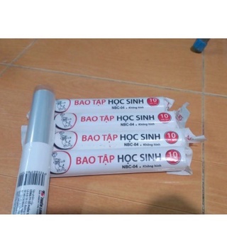 Bìa bao kiếng tập - sách (10bìa/ 1túi)