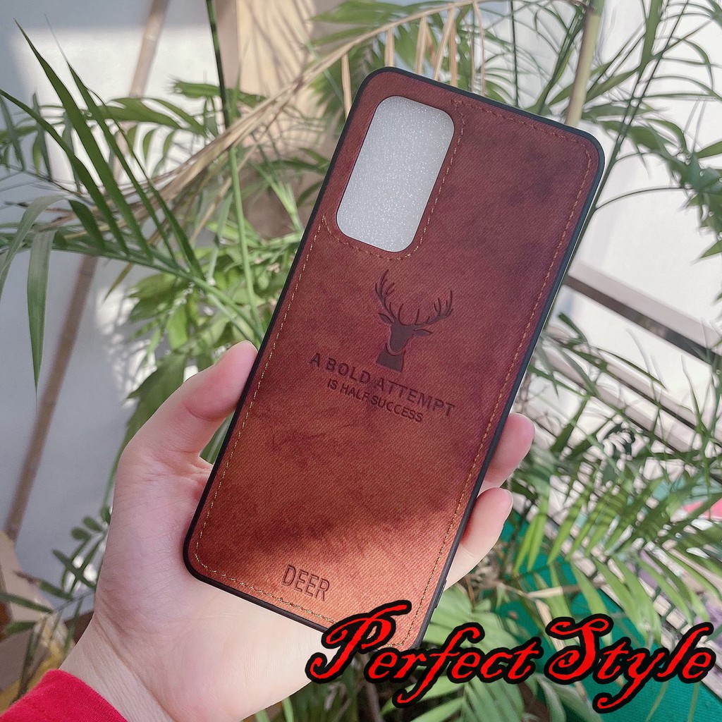 Ốp lưng Vải jean Họa tiết Deer cho Xiaomi mi 10t pro / Mi 10t / K30s
