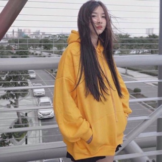 Áo Hoodie Basic Trơn 6 Màu Unisex