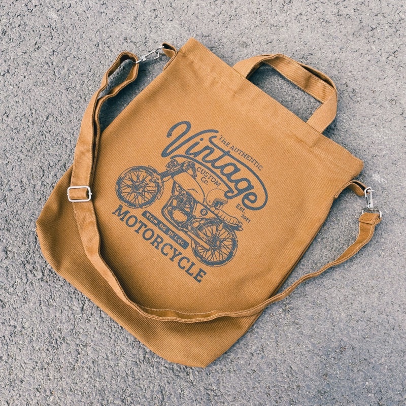 TÚI VẢI BỐ MOTORCYCLE VINTAGE BAG