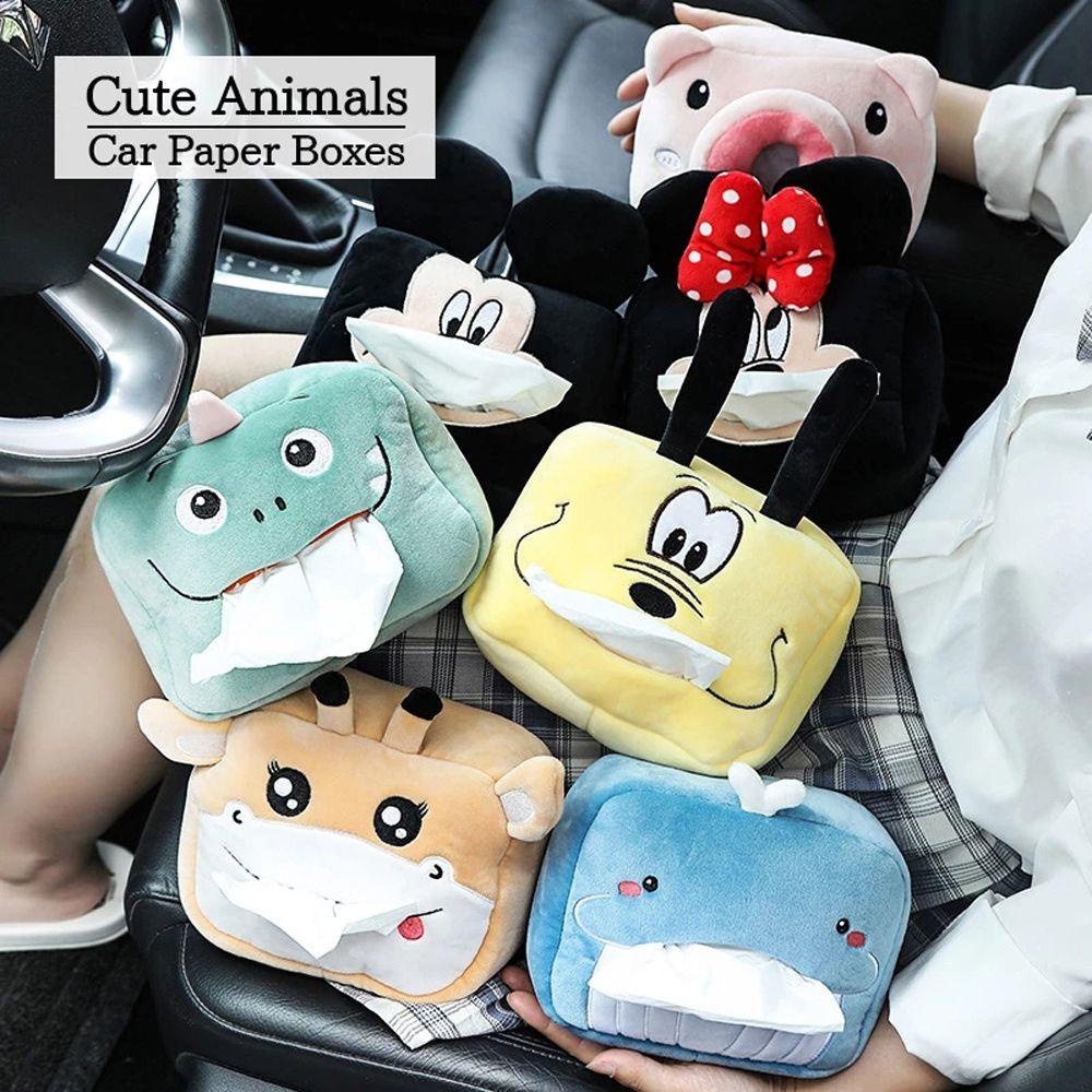 Hộp Đựng Khăn Giấy Hình Động Vật Dễ Thương Giá Đỡ