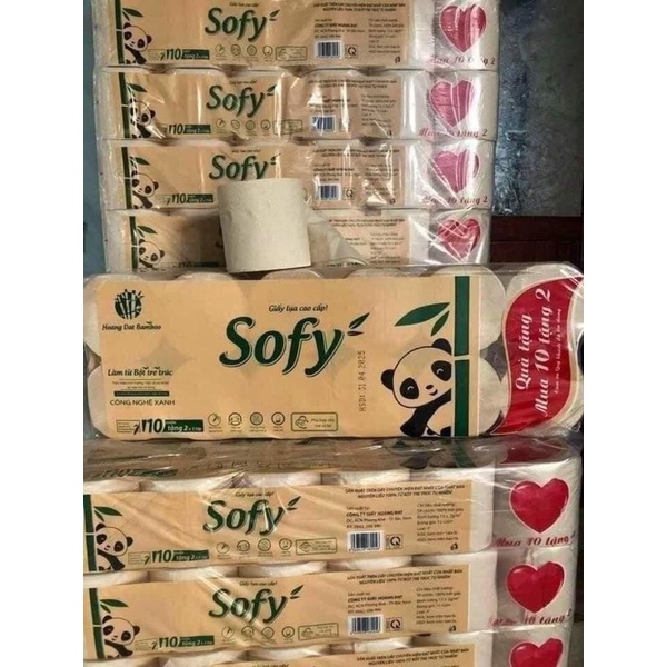 Giấy vệ sinh gấu trúc Sofy