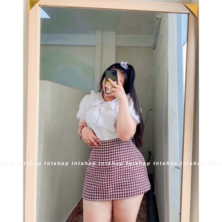 CHÂN VÁY DẠ ĐỎ [ TNT SHOP BIGSIZE 60KG 90KG ]