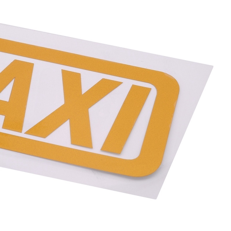 Sticker Hình Chữ Fake Taxi Làm Từ Vinyl Decal Cho Xe Ô Tô