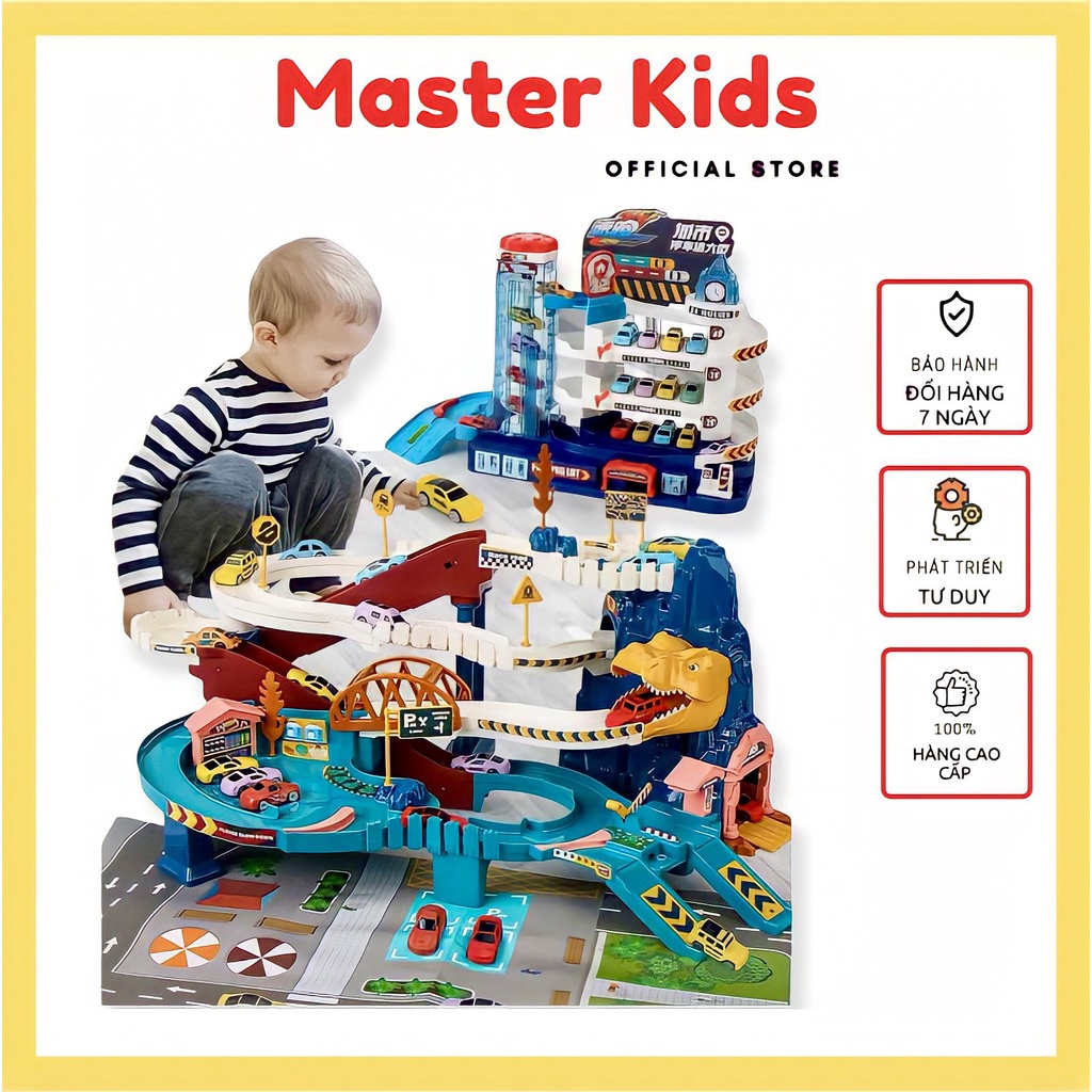 Cuộc Đua Kỳ Thú⚡SALE⚡ Đường Hầm Khủng Long - Phát triển Tư duy Nhạy bén - Trẻ Thông minh Vượt trội MasterKids