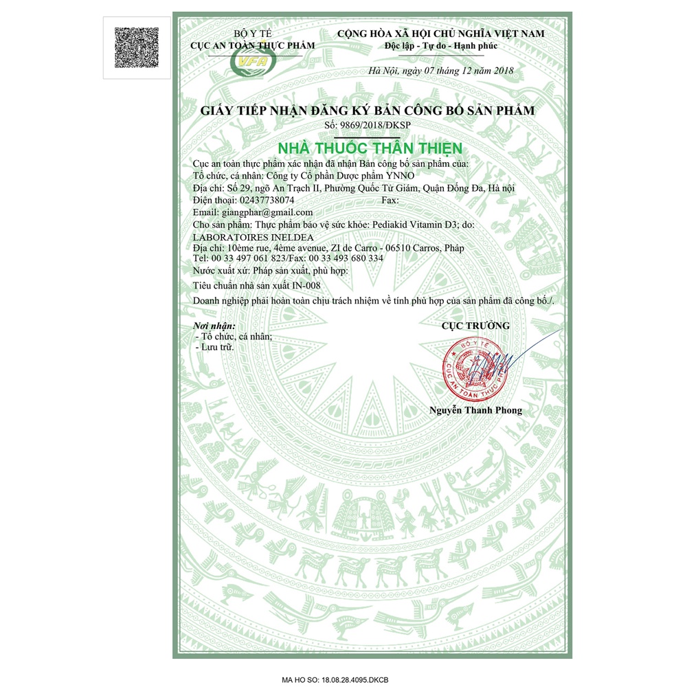 Pediakid Vitamin D3 _ Hỗ trợ hấp thu Canxi giúp phát triển chiều cao, hết vặn mình quấy khóc ở trẻ sơ sinh