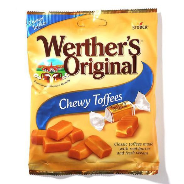 Kẹo caramen phủ socola hiệu Werther's Original 50g-120g