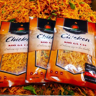 Đồ Ăn Vặt 10 Khô Gà Lá Chanh Khô Gà Cay Hấp Dẫn Loại 50gram
