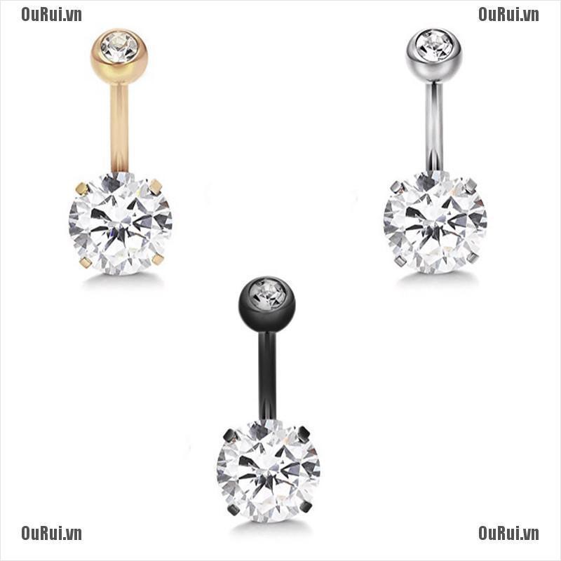 Khuyên Rốn Đính Đá Cao Cấp Hợp Thời Trang
