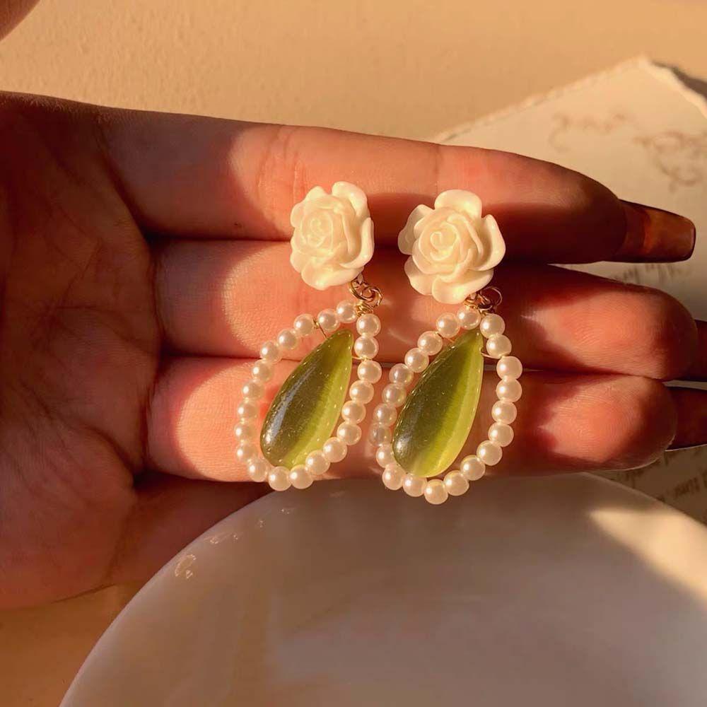 MXGOODS Bông Tai Dáng Dài Thời Trang Theo Phong Cách Pháp Dành Cho Nữ