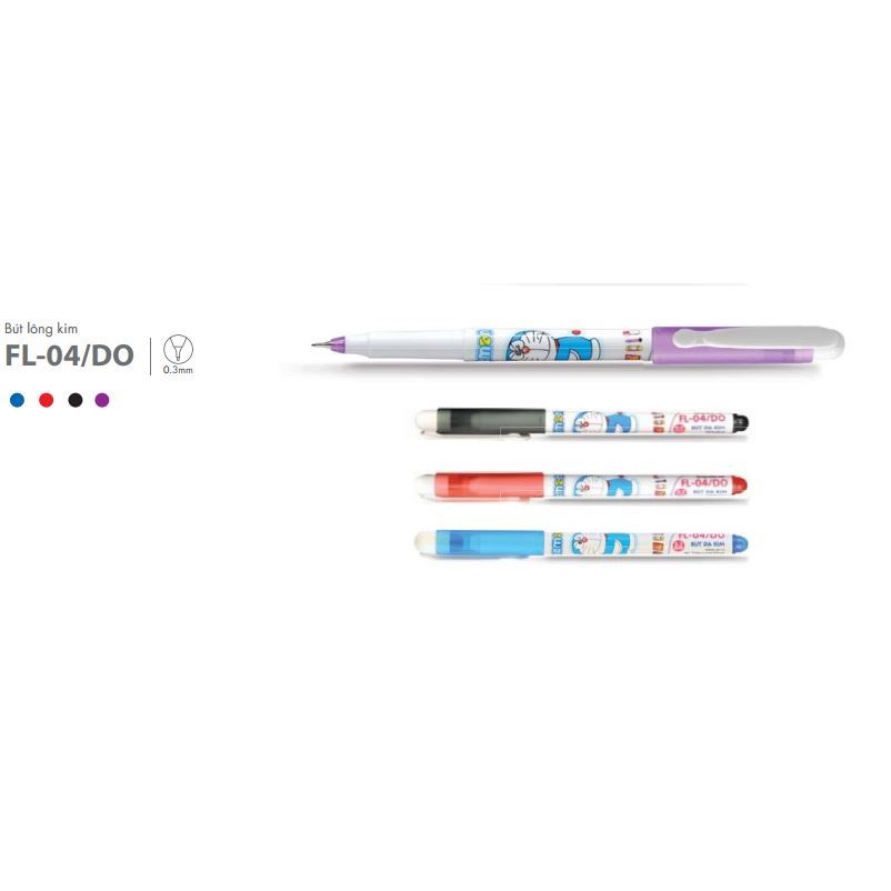 Bút lông kim Thiên Long - Doraemon FL-04/DO