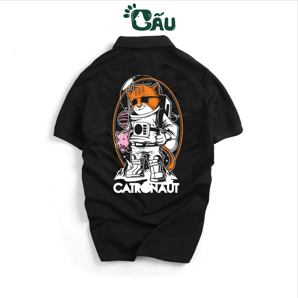 Áo Thun polo Gấu 194 vải coton 100% co dãn 4 chiều dày dặn form gerular fit sang trọng | BigBuy360 - bigbuy360.vn