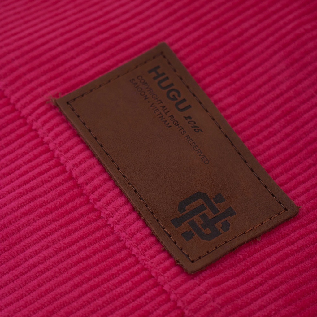 Áo khoác basic tay dài corduroy Vintora Pink chất liệu nhung tăm dày dặn chuẩn form