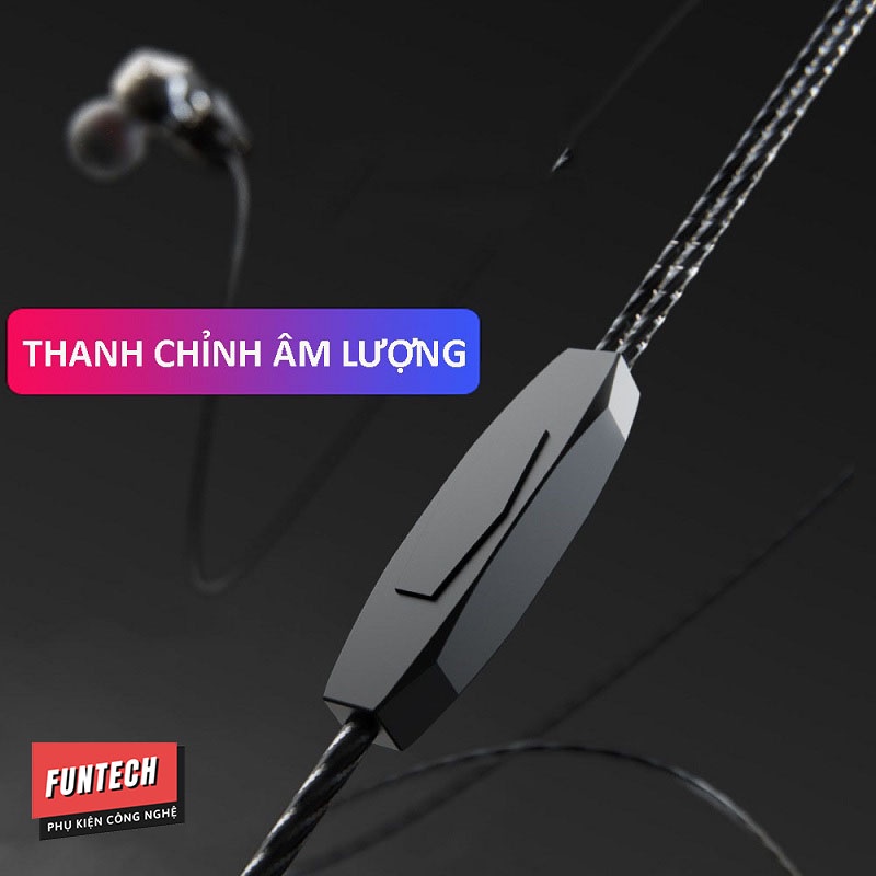 Tai nghe có Mic QKZ AK2 Pro 2021 chống ồn tốt âm thanh Super Bass nghe nhạc chơi game cực đã