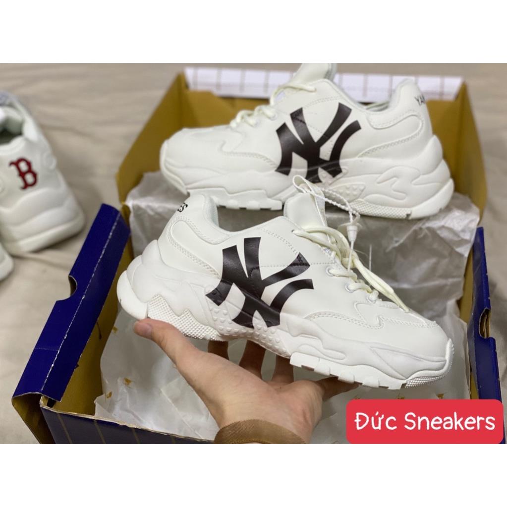 [Freeship+Box+Bill] Giày thể thao sneaker 𝐌𝐋𝐁 Trắng chữ NY Đen Bản Đẹp - HSG