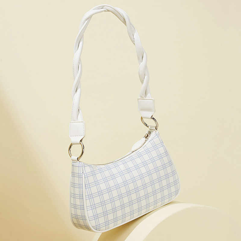 Túi xách họa tiết caro phong cách Retro hợp thời trang cho nữ IELGY