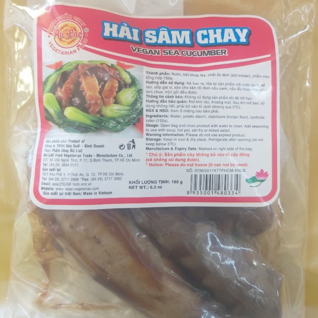HẢI SÂM CHAY