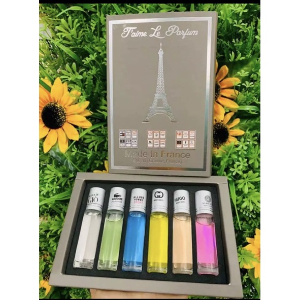 Bộ Set nước hoa tháp 6 chai đủ mùi siêu thơm