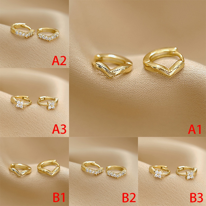 Khuyên Tai Tròn Trọng Lượng Nhẹ Cổ Điển Thời Trang Cho Nữ