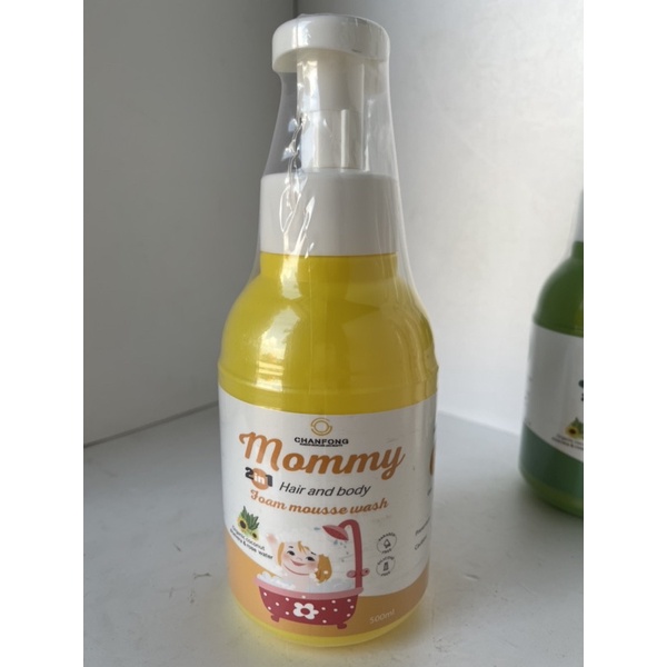 CHÍNH HÃNG -Sữa tắm gội hữu cơ cho bé từ sơ sinh đến lớn tuổi dạng tạo bọt hương Thảo Mộc CHANFONG - Daddy + Mommy·500ml
