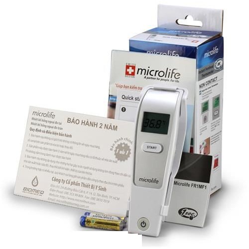Nhiệt kế hồng ngoại đo trán Microlife FR1MF1 Thụy sỹ
