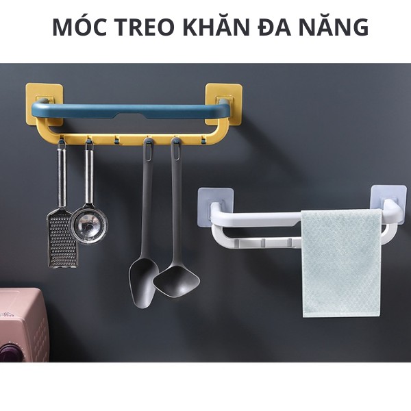 {HÀNG HOT} Giá treo khăn/ dụng cụ nhà bếp/ phòng tắm gấp gọn đa chức năng cho nhà cửa