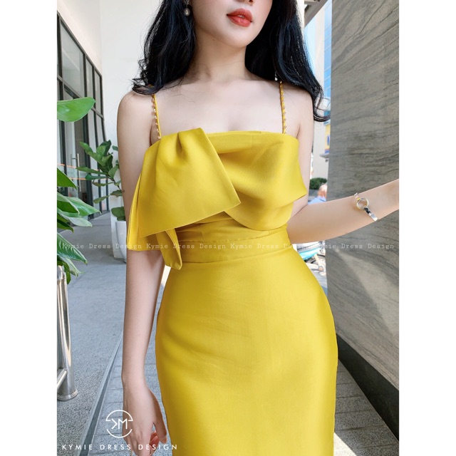 Váy đầm 2 dây nơ ngực V506 KYMIE | BigBuy360 - bigbuy360.vn