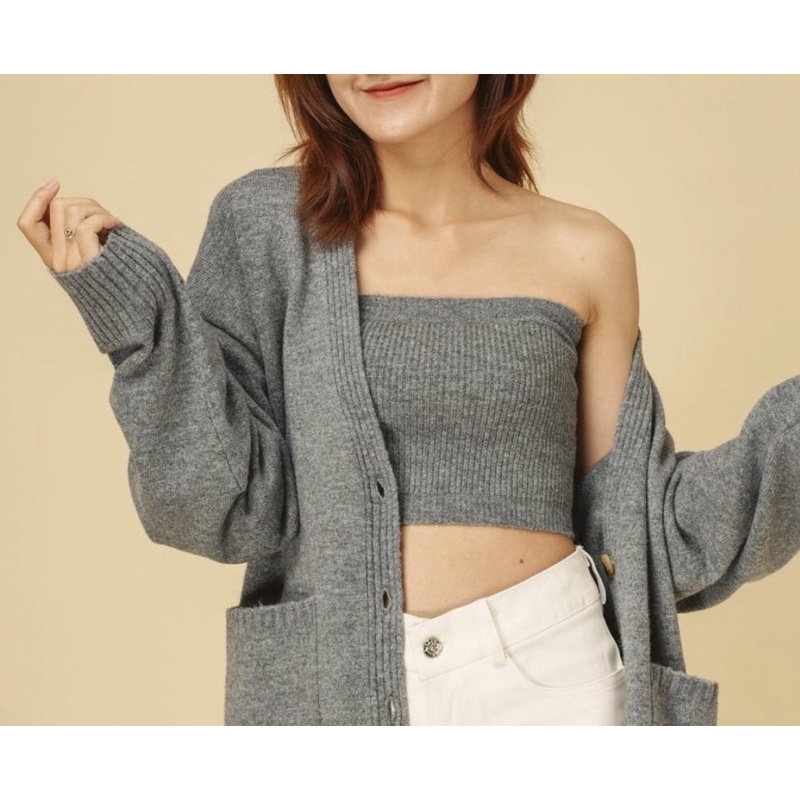 GingerBear - Áo Ống - Alpaca Tube Top