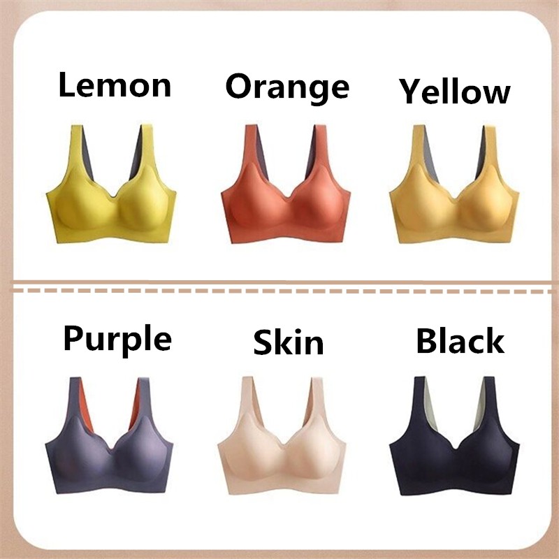 Áo Ngực Thể Thao Không Đường May Mềm Mại Size M-Xxl Cho Nữ