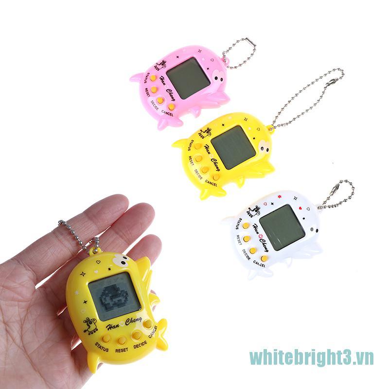 Set 3 Máy Nuôi Thú Ảo Tamagotchi Màu Trắng 168 Trong 1