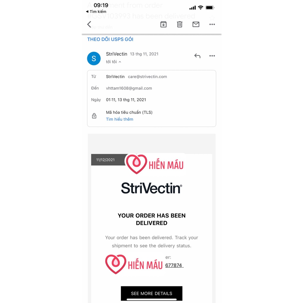 Serum Retinol + VitC của nhà StriVectin có chứa niacinamide