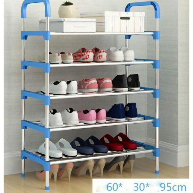Kệ Giày Dép 5 Tầng Inox