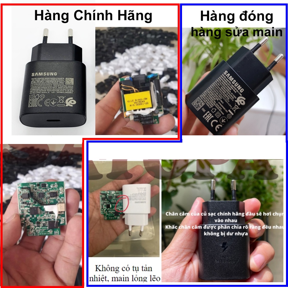 Bộ sạc nhanh PD 25W dành cho SAMSUNG Chính hãng -Note 10, Note 20, A71, A70, A80, A90, S20, S20+, S20 Ultra, Note 10/10+