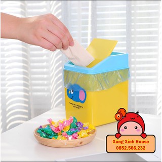 Thùng rác mini hình thú ngộ nghĩnh