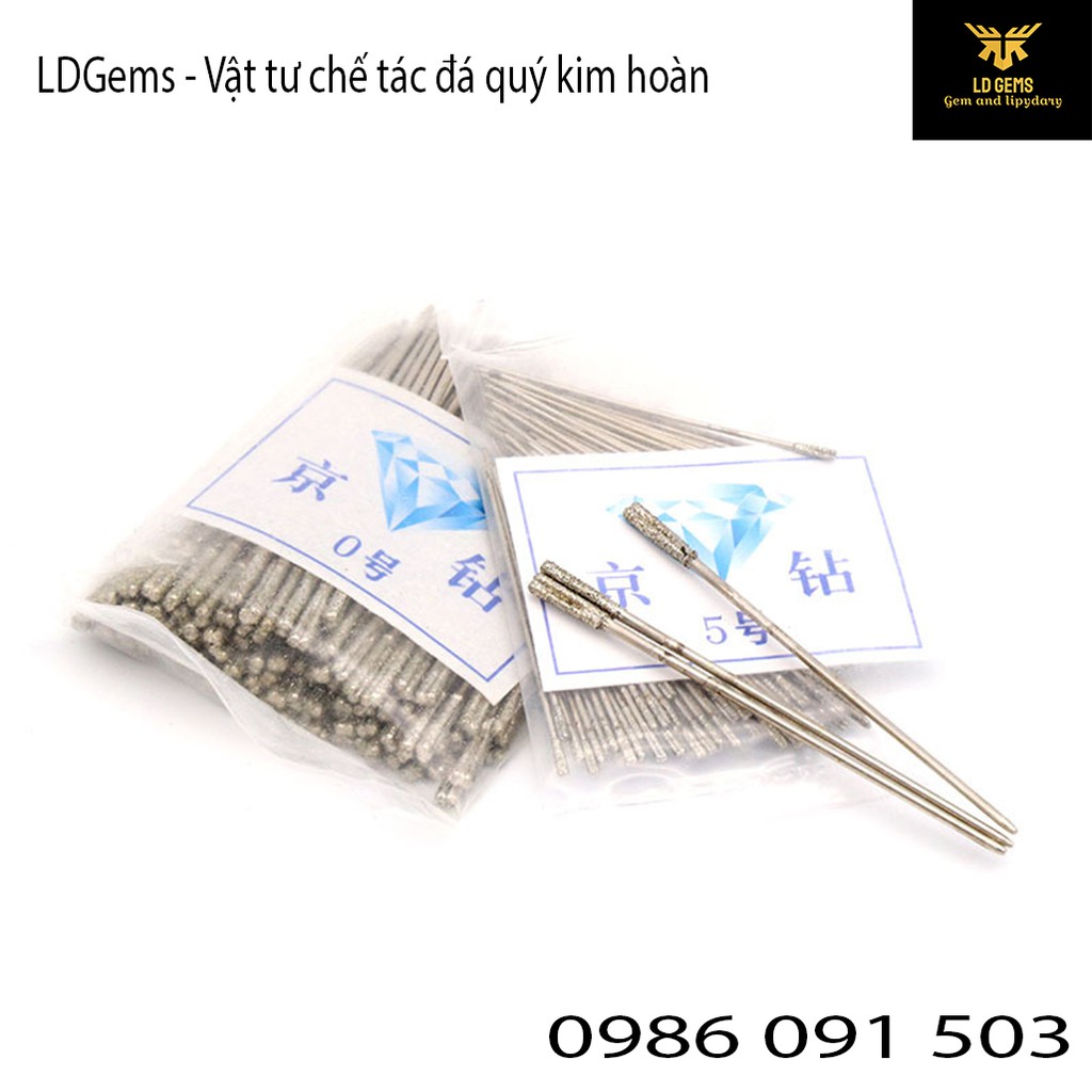 Mũi khoan đá, khoan ngọc bích, đục lỗ  chuyên dụng cho máy khoan bàn, máy khoan cầm tay