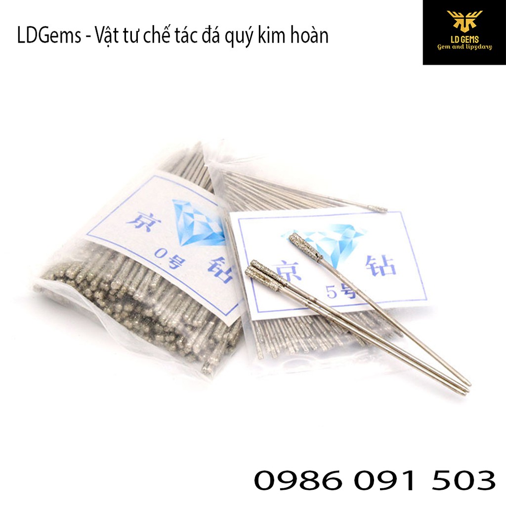 Mũi khoan bích ( MÃ B ) Cốt 2.35mm  chuyên dụng mài, chạm, khắc tượng ngọc, đá quý, đá thô, đá cảnh