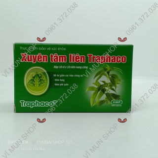 Xuyên tâm liên Traphaco hộp 100 viên