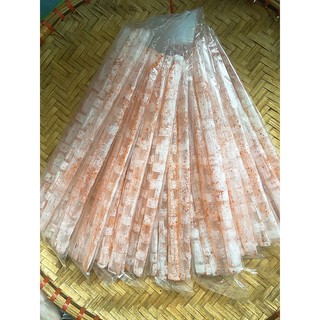 XÂU 10 BỊCH Bánh tráng cuộn tôm ống tròn - Độ Mặn vừa, rất ngon