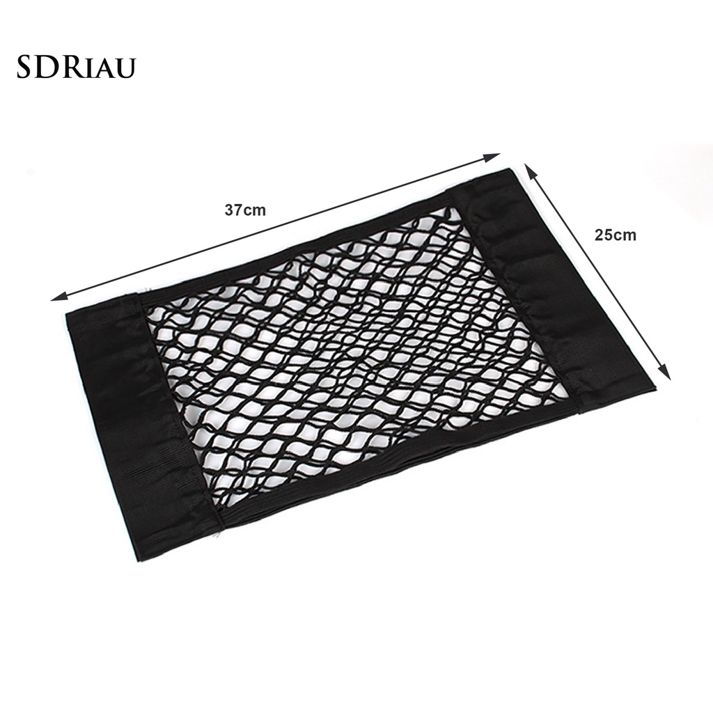 Túi Lưới Đựng Đồ Gọn Nhẹ Có Dây Kéo Cho Xe Hơi