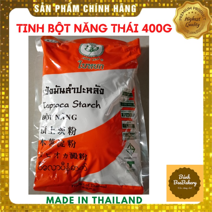 [Hàng mới về] Tinh Bột Năng Thái Lan - TAPIOCA STARCH (Gói 400gr)